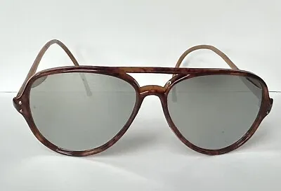 Vintage Glacier Ski Mirrored Sunglasses Nylon Tortoise Frame Made In Japan • $27.99