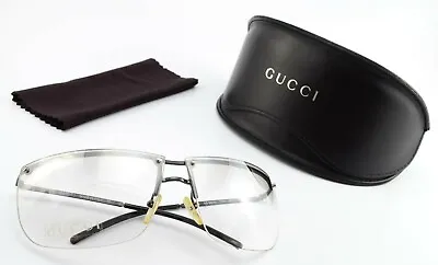 $438.08 • Buy Gucci Sunglasses Gg 2652/S TW3 68-10 115 Black Gray Wrap Deluxe Banana Case