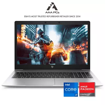 HP EliteBook 850 G5 15.6  64GB RAM 2TB SSD Intel Quad Core I7 4.80GHz AMD Radeon • $410