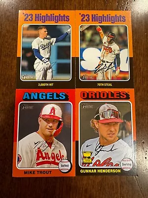 2024 Topps Heritage SP's #1- 100407  Complete Your Set You Pick • $2.99