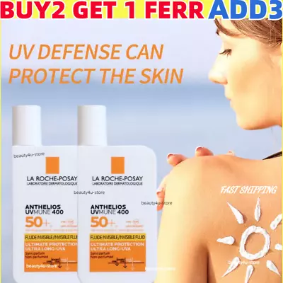 NEW La Roche-Posay Anthelios Sunscreen Protection Invisible Fluid Cream SPF 50+ • $9.99