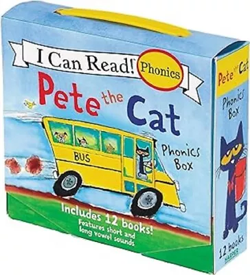 Pete The Cat Childrens Books Box Set I Can Read Phonics Learn To Read Lot 12 • $14.69
