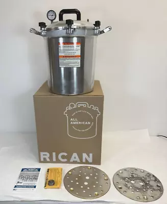 Used- All American 30 Qt. Pressure Cooker With 2 Racks- FREE SHIPPING • $349.98
