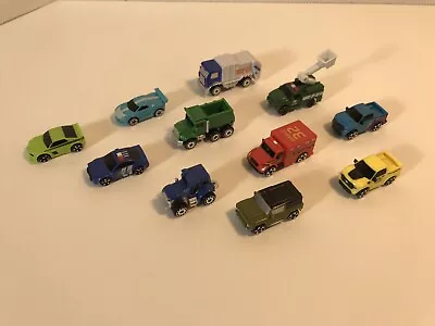 Hasbro Micro Machines Super Van City Lot Of 11 Loose Car Truck Toy Vehicles • $27.97