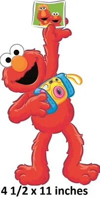 Elmo Wall Decal Sesame Street Vinyl Sticker Red Muppet Peel And Stick Art Decor • $5.99