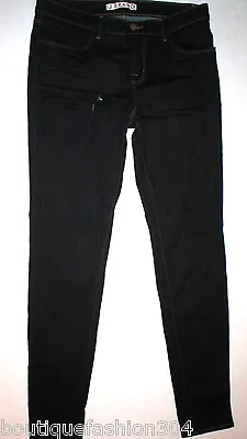 New J Brand Jeans Womens Mid Rise Dark Starless 620 Super Skinny 30 30 X 31 • $66.15