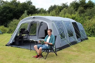 6 Berth Air Tent Package Inc Groundsheet & Carpet Outdoor Revolution Campstar600 • £799.99