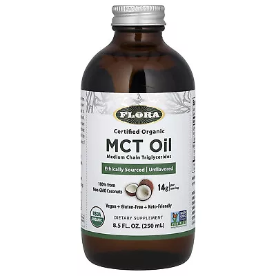 Certified Organic MCT Oil 8.5 Fl Oz (250 Ml) • $16.24