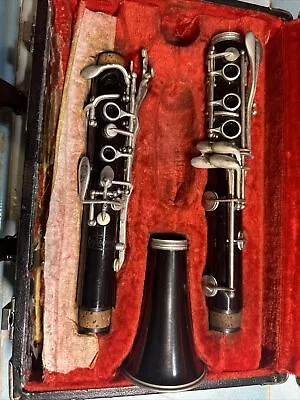 Bundy Resonite Clarinet By Selmer With Hard Carrying Case Untested 5 • $59.95