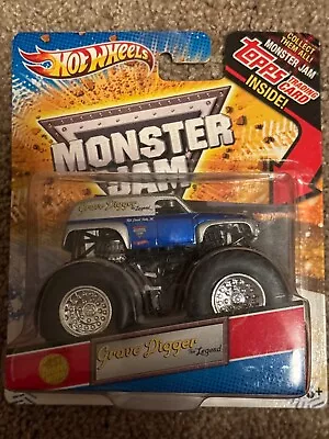 GRAVE DIGGER THE LEGEND 2012 W/ CARD HOT WHEELS Monster Jam 30th ANNIVERSARY • $0.99