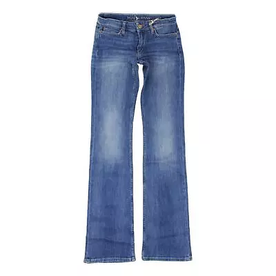 MiH Jeans Womens London Mid Rise Subtle Bootcut Jeans Sugarblue 24 New • $42.01