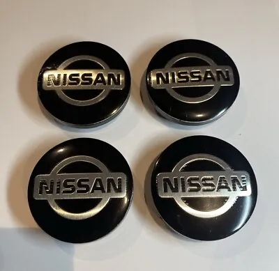Nissan Black Wheel Center Caps 56mm 4pc 350Z 370Z S15 S13 Cap • $45