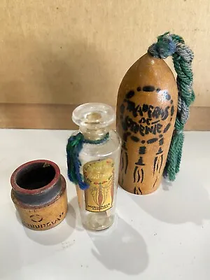 Maderas De Oriente Myrurgia Wooden Cased Perfume Bottle Barcelona 1920 Vintage • $48