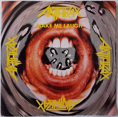 ANTHRAX Vinyl Make Me Laugh Original 1988 UK 7 Inch Single In Picture Sleeve • £6.99