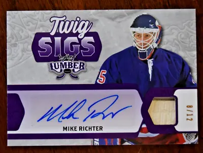 2022 Leaf Lumber Mike Richter Twig Sigs Auto #/12 • $34.99