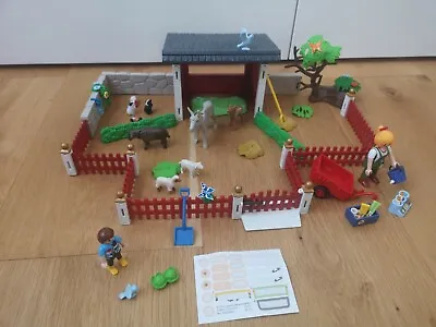 Playmobil Animal Care Station With Stable (5531) Vet Clinic Shelter Figures Set • £18