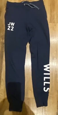 Jack Wills Girls Navy Tracksuit Bottoms Uk 8 Suit Age 12-14  PocketsVgc • £7.50