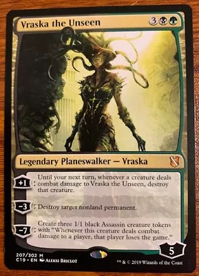 $10.88 • Buy MTG Commander Vraska The Unseen #207/307 Free Shipping
