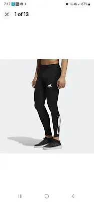 Adidas Mens/womens Leggings 3/4 Length L BNWT • £20