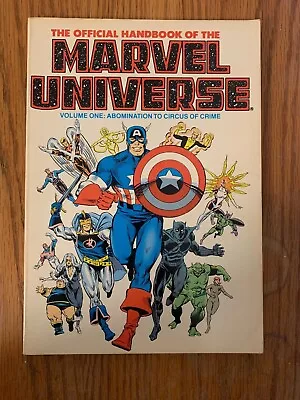 Official Handbook Of The Marvel Universe TPB  (1986) Vol:1 • $19.99