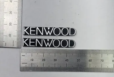 Kenwood Badge Logo Emblem PAIR Speakers Amps Turntables Custom Made  • $11
