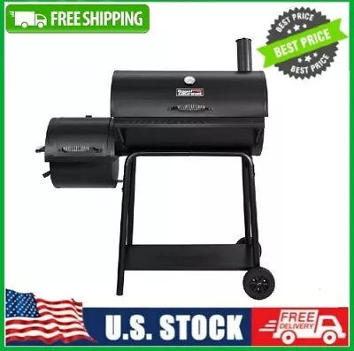 Royal Gourmet 30  CC1830F Charcoal Grill With Offset Smoker And Gloves NEW • $97.33