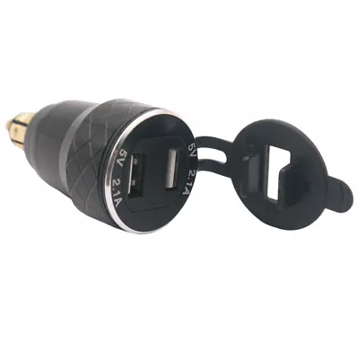 £11.92 • Buy Green LED Hella DIN To USB Motorcycles ATV Charger For BMW R1200GS/F800/F650