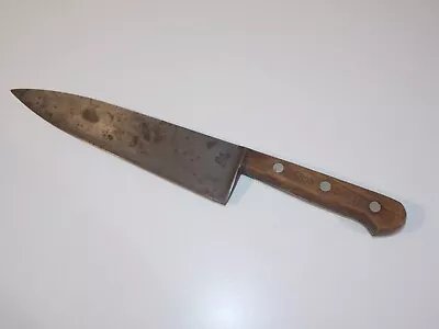 Vintage DEXTER 4898 Carbon Steel Chef/Butcher Knife 8.5 Inch Blade USA • $69