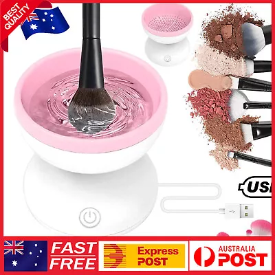 USB Charging Automatic Cosmetic Brush Electric Makeup Brush Cleaner Dryer Tool • $19.99