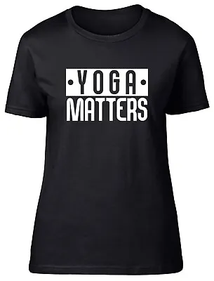 Yoga Matters Fitted Womens Ladies T Shirt • £8.99