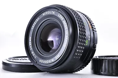 MINOLTA MC W.ROKKOR 35mm F/2.8 Wide Angle MF Lens W/Caps [Near Mint-] From Japan • $109.79