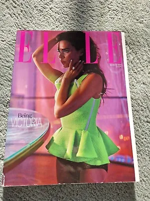 British UK Elle Fashion Magazine Victoria Beckham March 2013  • $8.71