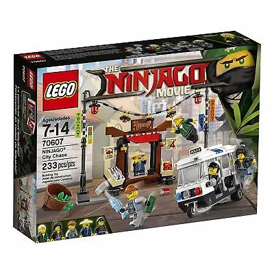 Lego 70607 NINJAGO CITY CHASE Lloyd Garmadon Nya Stall Police Tuc-tuc Ninja NEW • $61.74