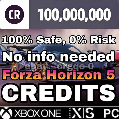 100 M CREDITS | Forza Horizon 5 | XBOX | PC | STEAM (Read The Description) • $4.99