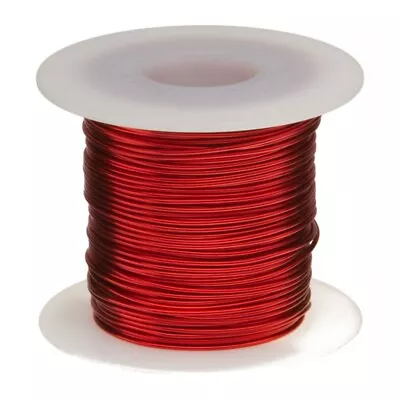 15 AWG Gauge Heavy Copper Magnet Wire 1.0 Lb 100' Length 0.0603  155C Red • $29.81