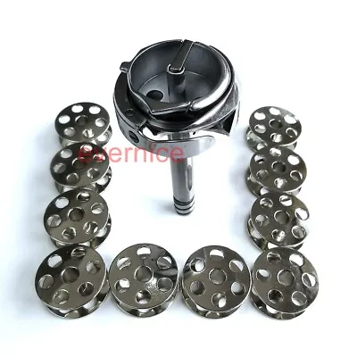 LARGE ROTARY HOOK+10 Bobbins For JUKI LU-563 1508 1510 1560 WALKING FOOT MACHINE • $20.91