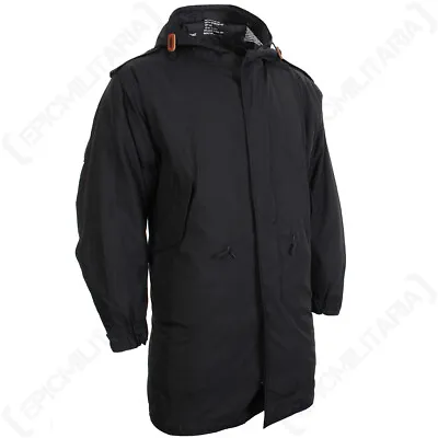 £126.95 • Buy Black US M51 Parka With Liner - Winter Cold Weather Coat Removable Fishtail New