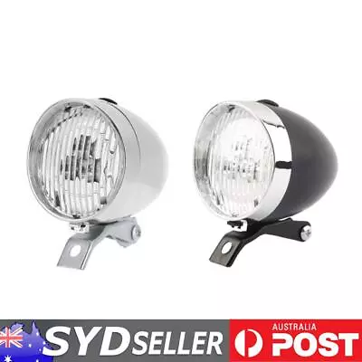 Retro Vintage Bicycle LED Front Light Headlight Safety Warning Night Light Bike • $10.79