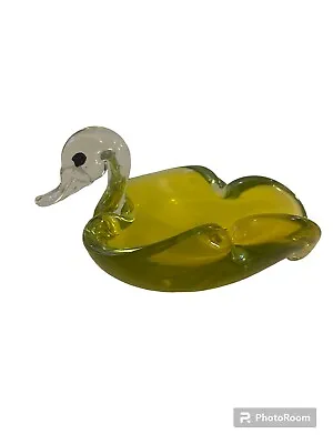 Rare Vintage Mcm Murano Art Glass Duck • $24.99