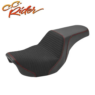 C.C. RIDER Step-Up Driver Passenger Seat Fit For Harley Dyna Street Bob 2006-17 • $180