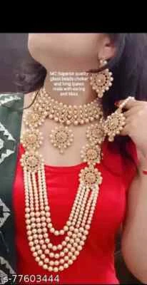 $21.54 • Buy Indian Fashion Set Jewelry Necklace Bridal Gold Plated Bollywood Wedding Style