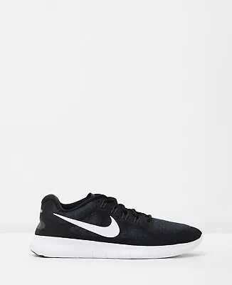 Nike Men Free Run Sneakers Joggers Rn Black Size 7/EU 40 • $99