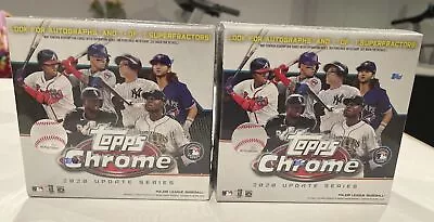 2020 Topps Chrome Update Series Baseball Mega Box Lot Of 2 Sealed • $69