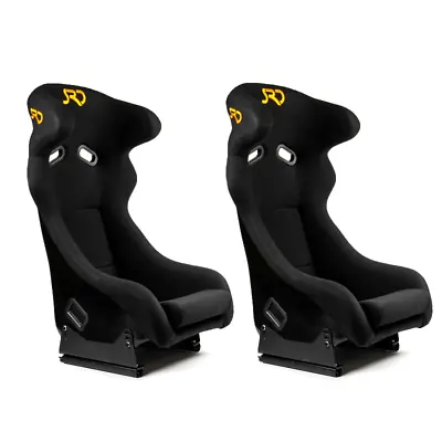 SAAS Universal SRD Seats (2) With Sliders SR3 Race Fixed Back Large • $1060