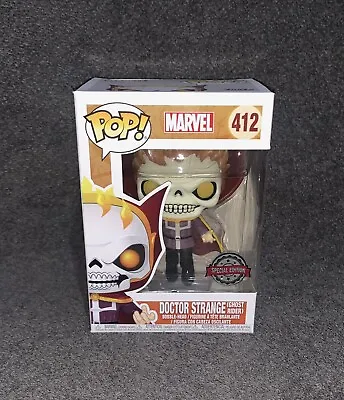 FUNKO POP MARVEL - No. 412 - SPECIAL EDITION - DOCTOR STRANGE (GHOST RIDER) • £8.50