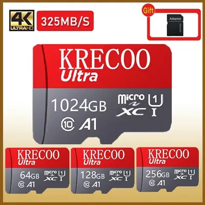 128GB 256GB 1TB Micro SD Card Memory Card TF Card With Free Adapter High Speed • $1.13