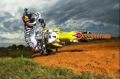 $13.95 • Buy 525203 JAMES STEWART Honda Yamaha SX/MX Motocross 16x12 WALL PRINT POSTER