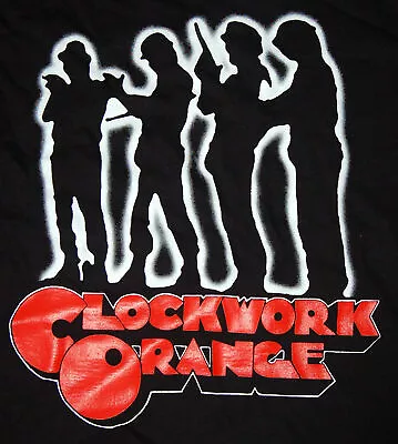 A Clockwork Orange Vintage LONG SLEEVE T-SHIRT NEW Old Large Droogs MK Ultra • $75