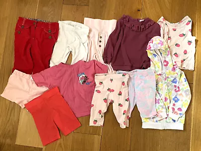 Baby Girls Size 6-9 Months Clothes Bundle - Next Primark George H&M Disney • £5.75