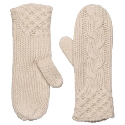 $25 • Buy Portolano Cable-Rib Knit Cuff Mittens